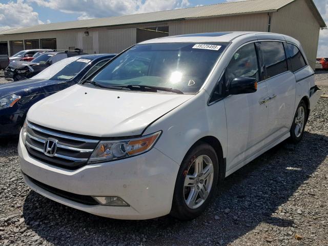 5FNRL5H92BB069842 - 2011 HONDA ODYSSEY TO WHITE photo 2