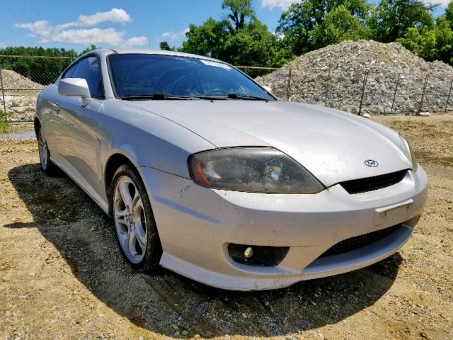 KMHHN65F76U206126 - 2006 HYUNDAI TIBURON GT SILVER photo 1