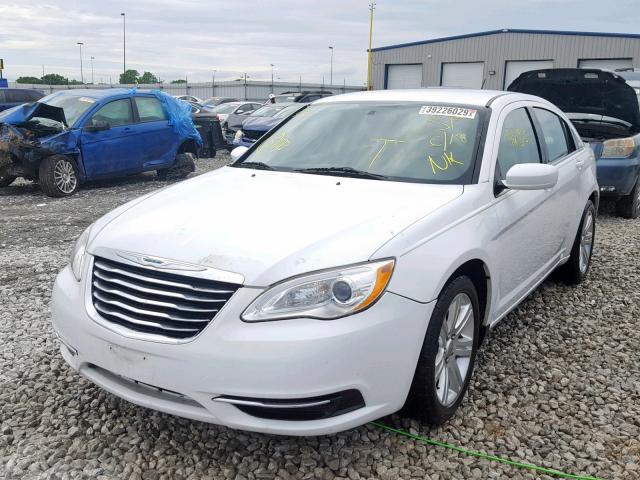 1C3CCBBG1CN283112 - 2012 CHRYSLER 200 TOURIN WHITE photo 2