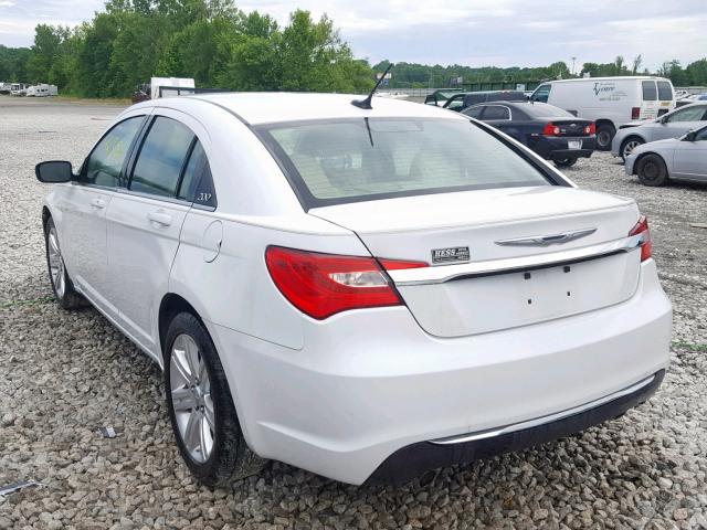 1C3CCBBG1CN283112 - 2012 CHRYSLER 200 TOURIN WHITE photo 3