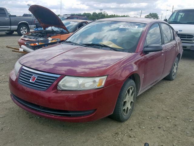 1G8AJ52F55Z145239 - 2005 SATURN ION LEVEL RED photo 2