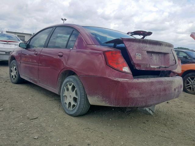 1G8AJ52F55Z145239 - 2005 SATURN ION LEVEL RED photo 3