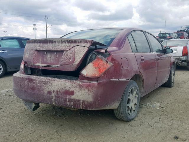 1G8AJ52F55Z145239 - 2005 SATURN ION LEVEL RED photo 4