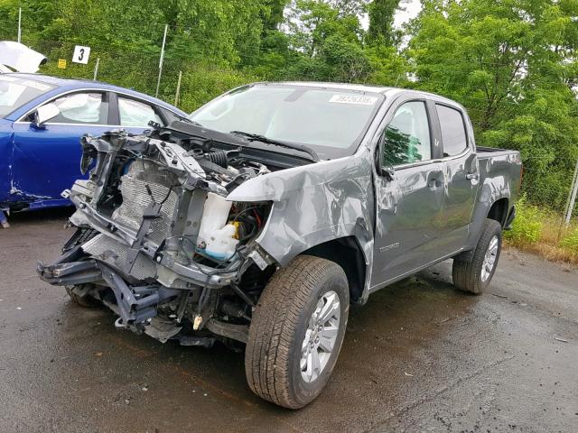 1GCGTCEN2K1107690 - 2019 CHEVROLET COLORADO L GRAY photo 2