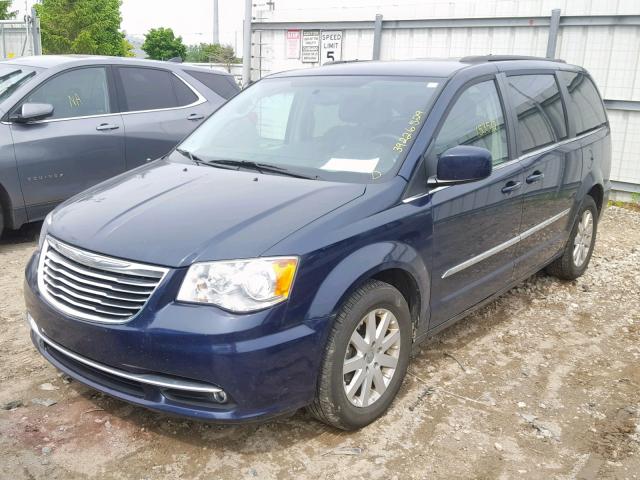 2C4RC1BG1ER446492 - 2014 CHRYSLER TOWN & COU BLUE photo 2