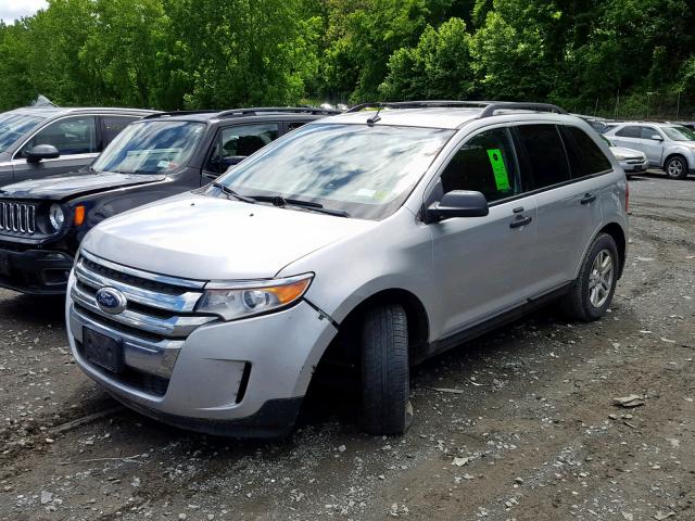 2FMDK3GC7BBB64291 - 2011 FORD EDGE SE SILVER photo 2