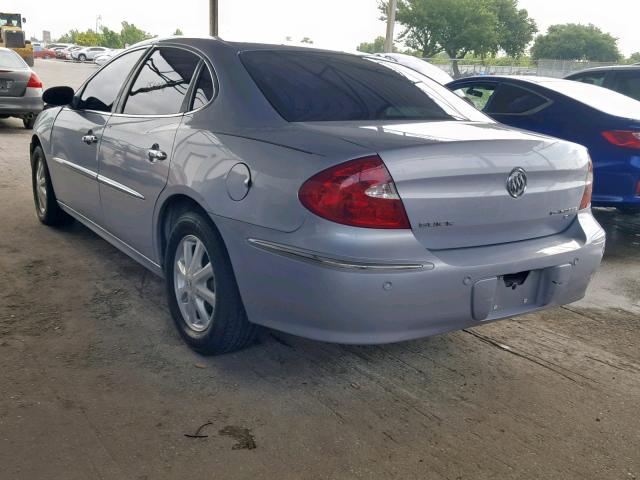 2G4WD532751267068 - 2005 BUICK LACROSSE C BLUE photo 3