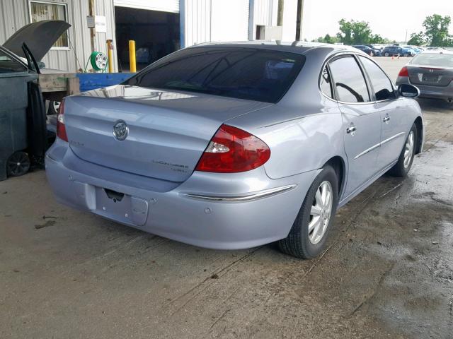 2G4WD532751267068 - 2005 BUICK LACROSSE C BLUE photo 4