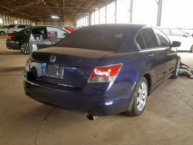 JHMCP26898C053001 - 2008 HONDA ACCORD EXL BLUE photo 4