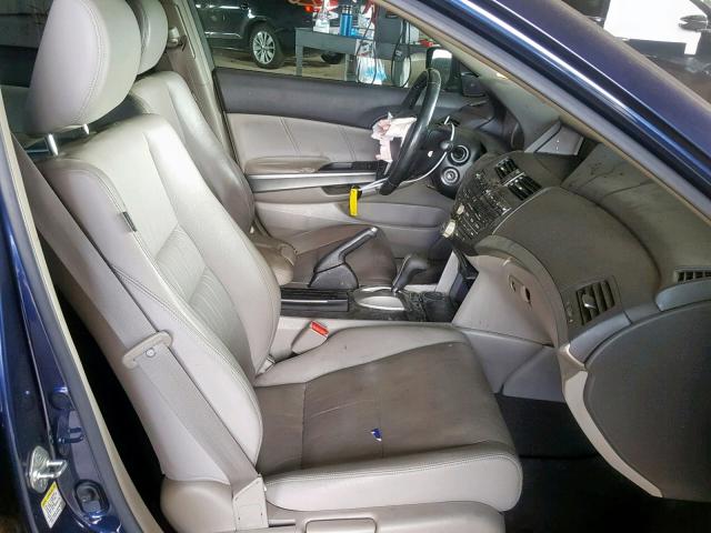 JHMCP26898C053001 - 2008 HONDA ACCORD EXL BLUE photo 5