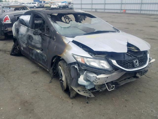 2HGFB2F97DH525551 - 2013 HONDA CIVIC EXL ნაცრისფერი ფოტო 1