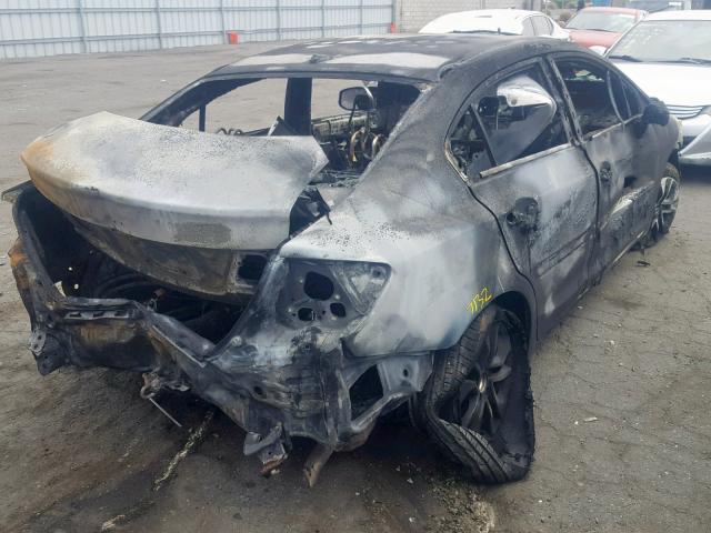 2HGFB2F97DH525551 - 2013 HONDA CIVIC EXL ნაცრისფერი ფოტო 4