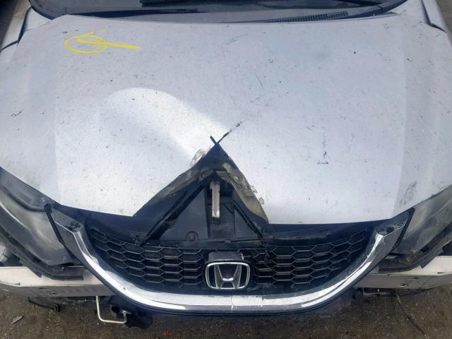 2HGFB2F97DH525551 - 2013 HONDA CIVIC EXL ნაცრისფერი ფოტო 7