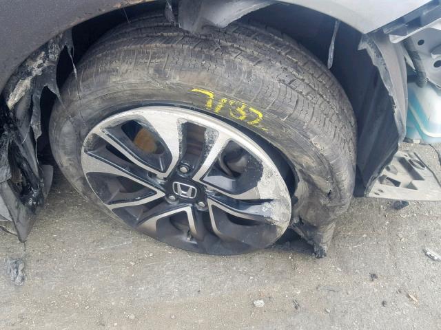 2HGFB2F97DH525551 - 2013 HONDA CIVIC EXL ნაცრისფერი ფოტო 9