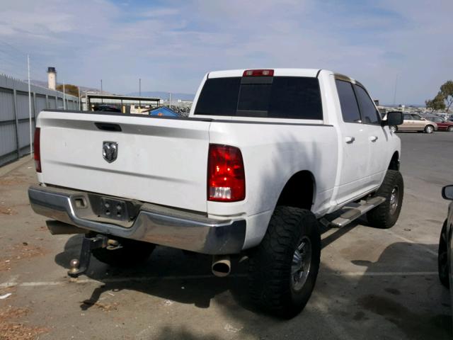 3C6TR5DT2DG525493 - 2013 RAM 2500 SLT WHITE photo 4