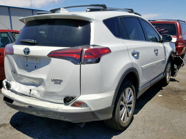 2T3DFREVXJW722999 - 2018 TOYOTA RAV4 LIMIT WHITE photo 4