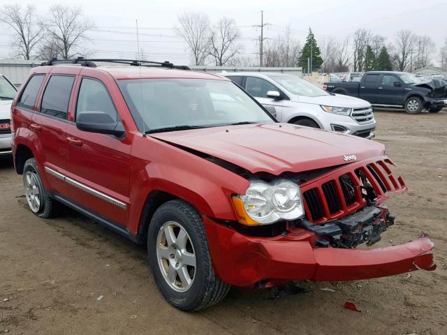 1J4PR4GK9AC120439 - 2010 JEEP GRAND CHER RED photo 1