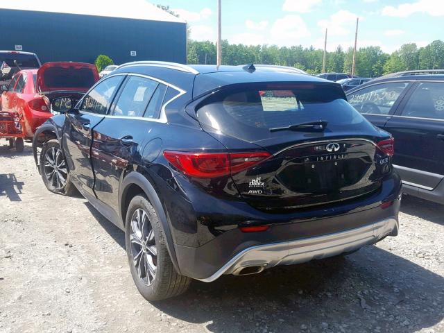 SJKCH5CR9JA050644 - 2018 INFINITI QX30 BASE BLACK photo 3