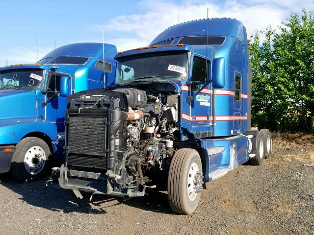 1XKADP9X2CJ301745 - 2012 KENWORTH CONSTRUCTI BLUE photo 2