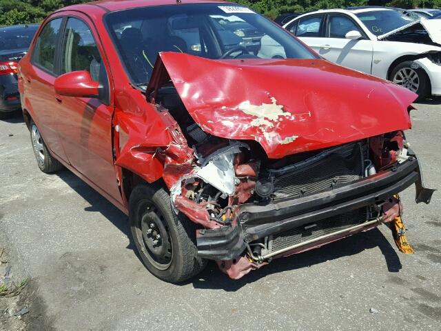 KL1TD56696B551770 - 2006 CHEVROLET AVEO BASE Қызыл фото 1