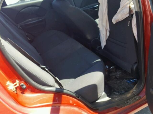 KL1TD56696B551770 - 2006 CHEVROLET AVEO BASE Қызыл фото 6