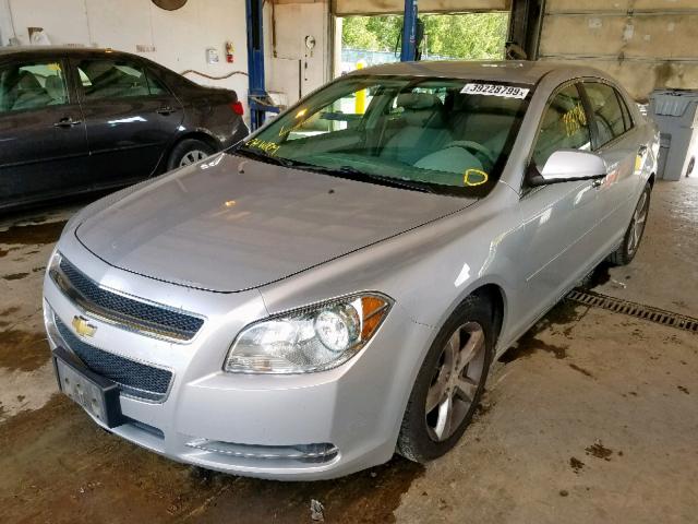 1G1ZC5E02CF124334 - 2012 CHEVROLET MALIBU 1LT SILVER photo 2