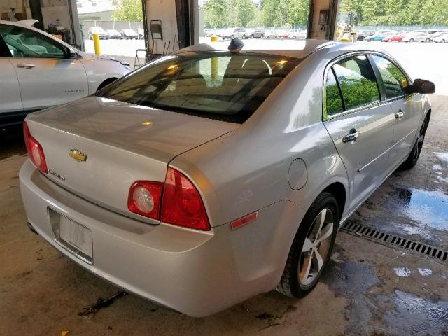 1G1ZC5E02CF124334 - 2012 CHEVROLET MALIBU 1LT SILVER photo 4