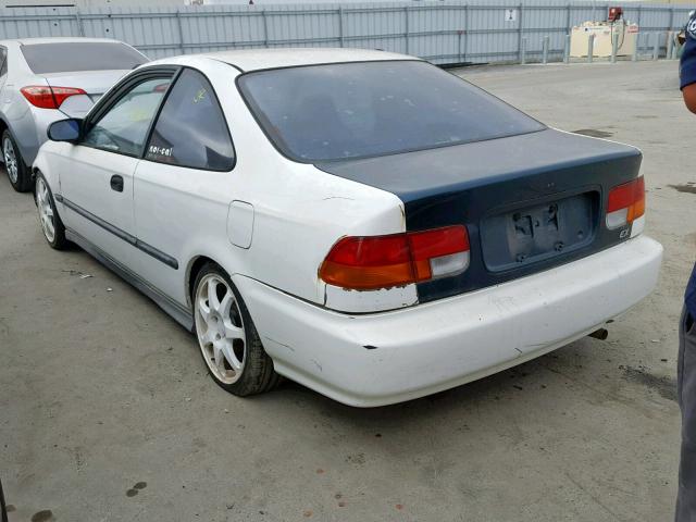 1HGEJ6123WL023917 - 1998 HONDA CIVIC DX WHITE photo 3