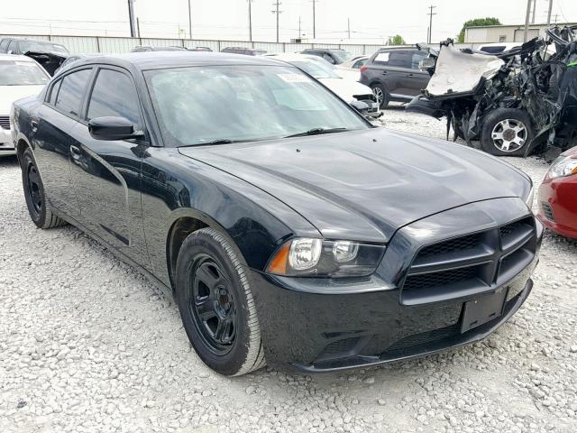 2C3CDXAT8CH266955 - 2012 DODGE CHARGER PO BLACK photo 1