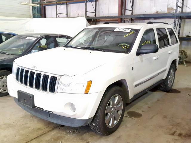 1J4HR58N96C163799 - 2006 JEEP GRAND CHER WHITE photo 2