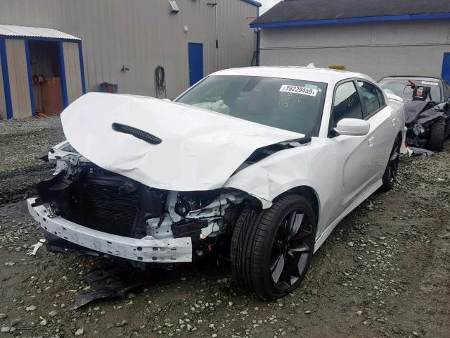 2C3CDXHG4KH597751 - 2019 DODGE CHARGER GT WHITE photo 2