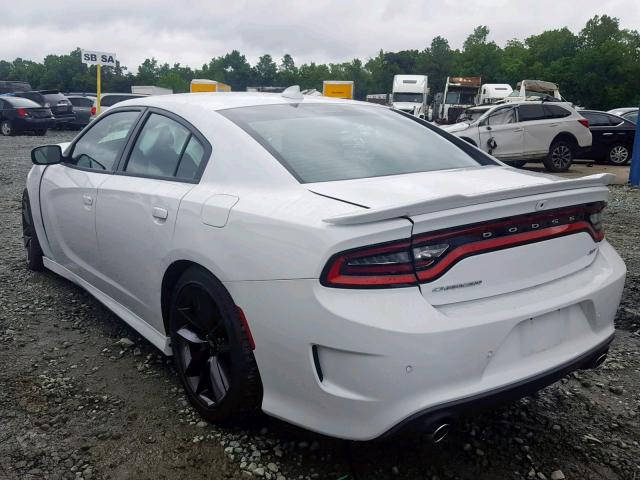 2C3CDXHG4KH597751 - 2019 DODGE CHARGER GT WHITE photo 3