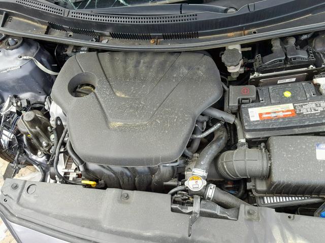 KMHCT4AE0HU310378 - 2017 HYUNDAI ACCENT SE GRAY photo 7