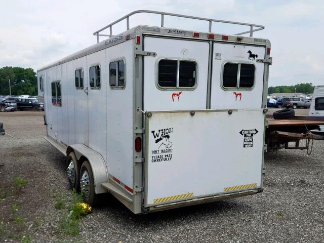 4LAAH2125TE000877 - 1996 HORS TRAILER WHITE photo 3