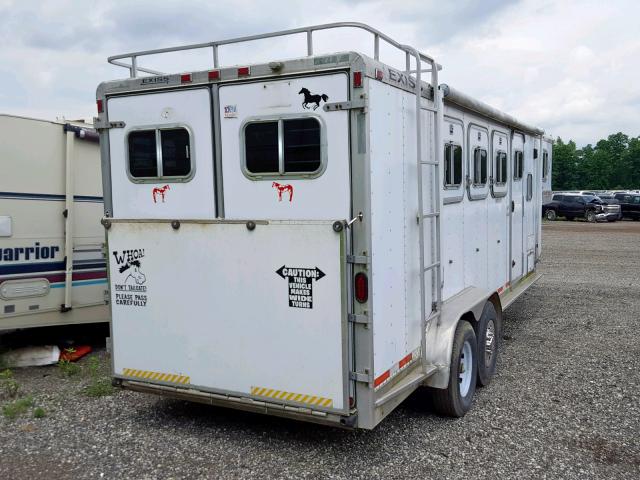 4LAAH2125TE000877 - 1996 HORS TRAILER WHITE photo 4