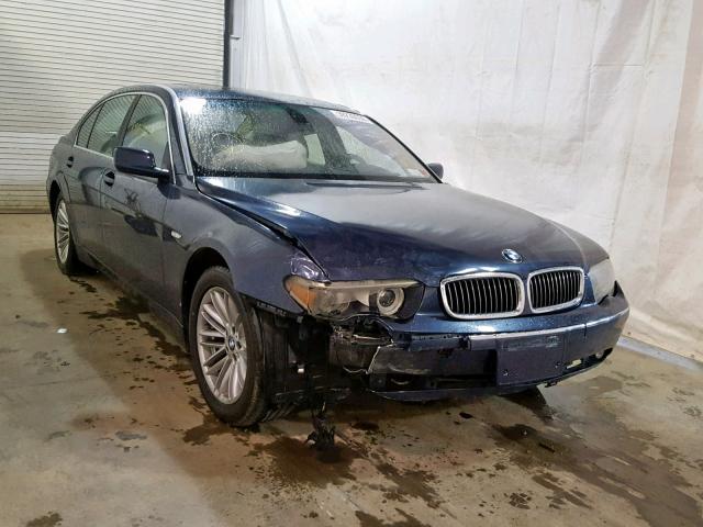 WBAGN63504DS51784 - 2004 BMW 745 LI BLUE photo 1