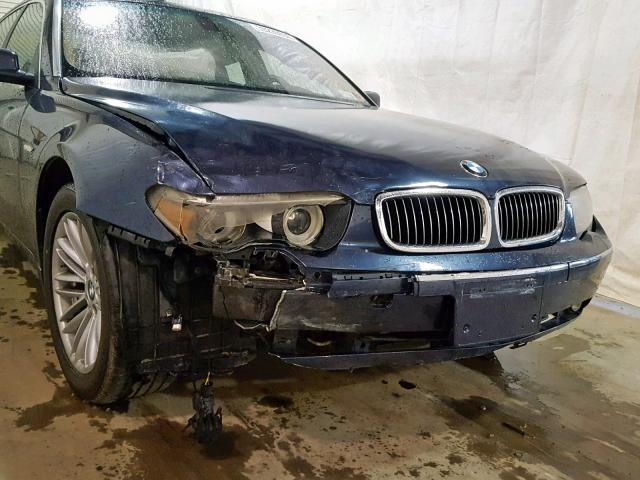 WBAGN63504DS51784 - 2004 BMW 745 LI BLUE photo 9