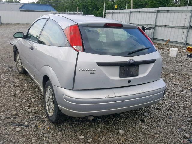 1FAFP31N17W343253 - 2007 FORD FOCUS ZX3 SILVER photo 3