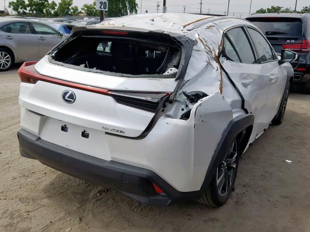 JTHU9JBH9K2004375 - 2019 LEXUS UX 250H WHITE photo 4