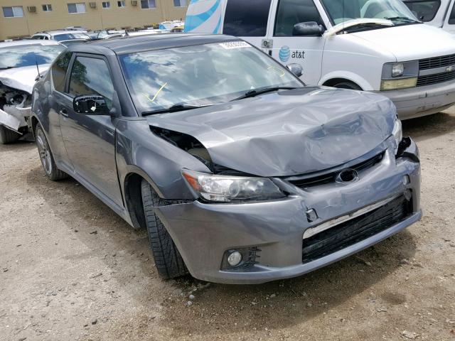 JTKJF5C78B3012139 - 2011 TOYOTA SCION TC GRAY photo 1