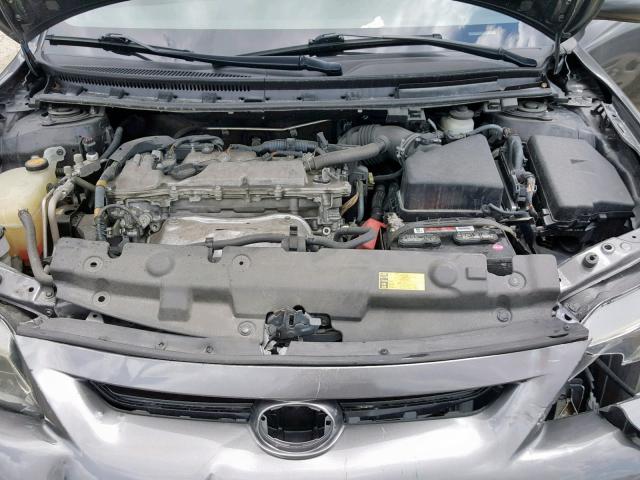 JTKJF5C78B3012139 - 2011 TOYOTA SCION TC GRAY photo 7