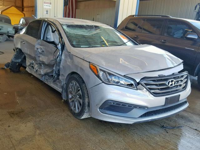 5NPE34AF0FH173701 - 2015 HYUNDAI SONATA SPO SILVER photo 1