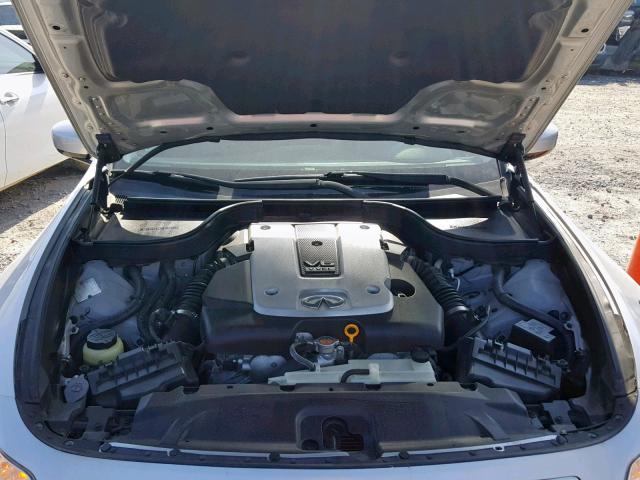 JNKCV61E19M305703 - 2009 INFINITI G37 BASE GRAY photo 7