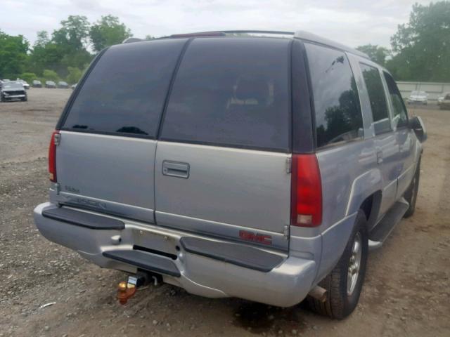 1GKEK13R2YR135637 - 2000 GMC YUKON DENA SILVER photo 4