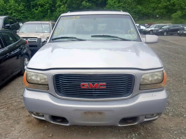 1GKEK13R2YR135637 - 2000 GMC YUKON DENA SILVER photo 9