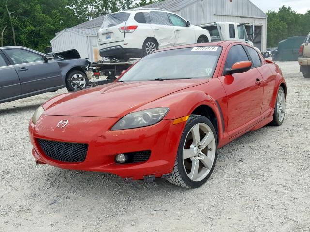 JM1FE173160205997 - 2006 MAZDA RX8 RED photo 2