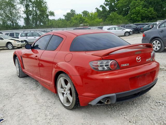 JM1FE173160205997 - 2006 MAZDA RX8 RED photo 3