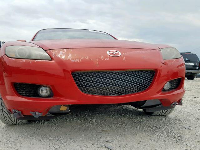 JM1FE173160205997 - 2006 MAZDA RX8 RED photo 9