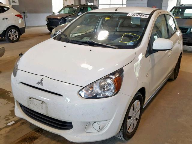 ML32A3HJ8EH008086 - 2014 MITSUBISHI MIRAGE DE WHITE photo 2