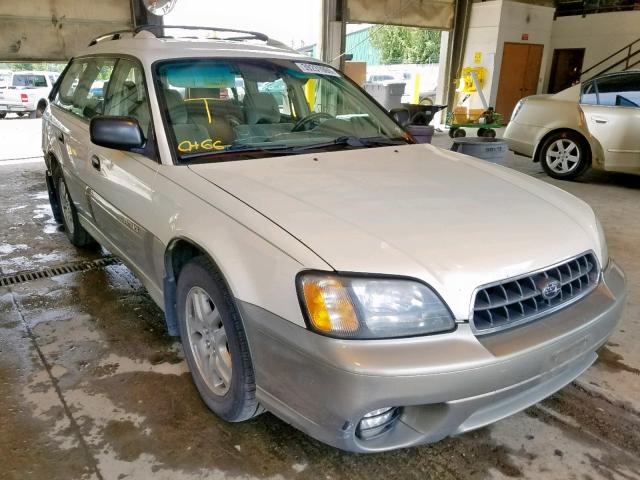 4S3BH675737631961 - 2003 SUBARU LEGACY OUT WHITE photo 1